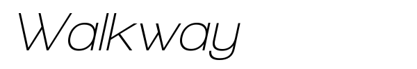 Walkway font preview